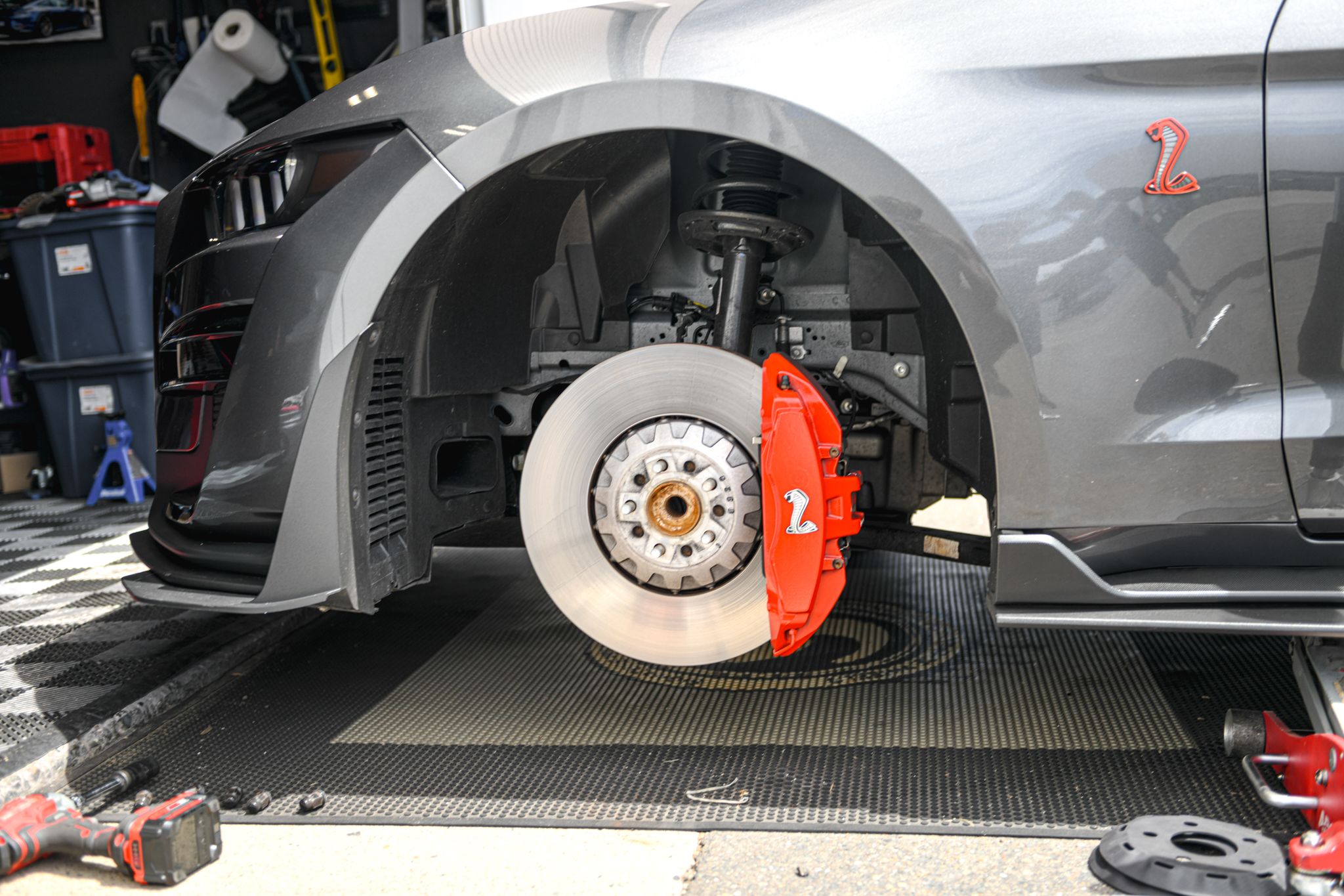 Shelby GT500 & GT350 Black Rotor Hat Cover