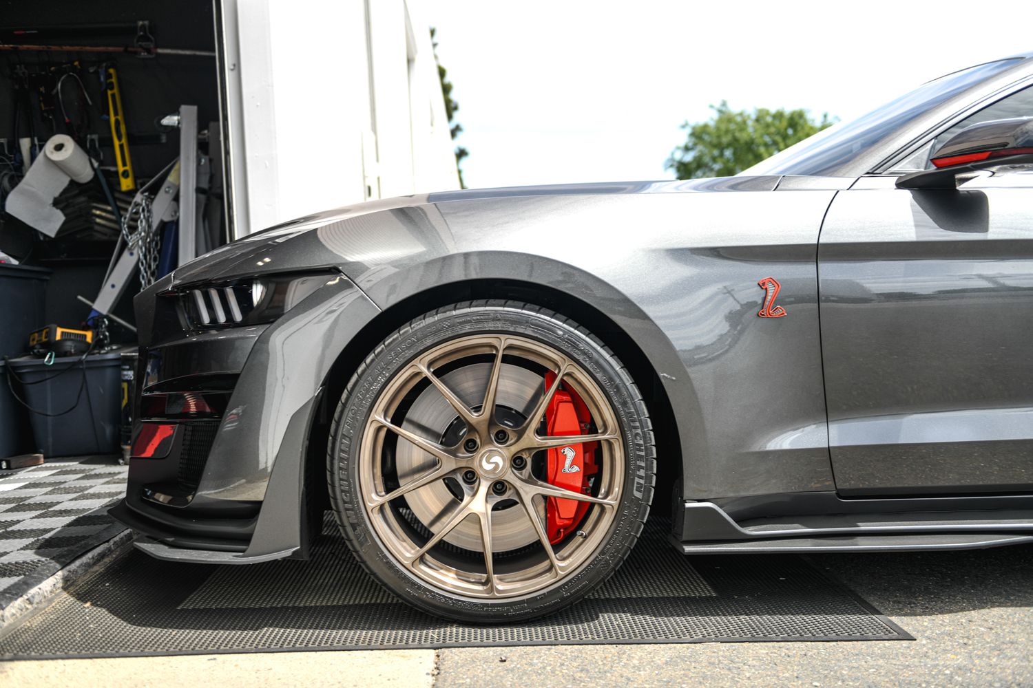 Shelby GT500 & GT350 Black Rotor Hat Cover