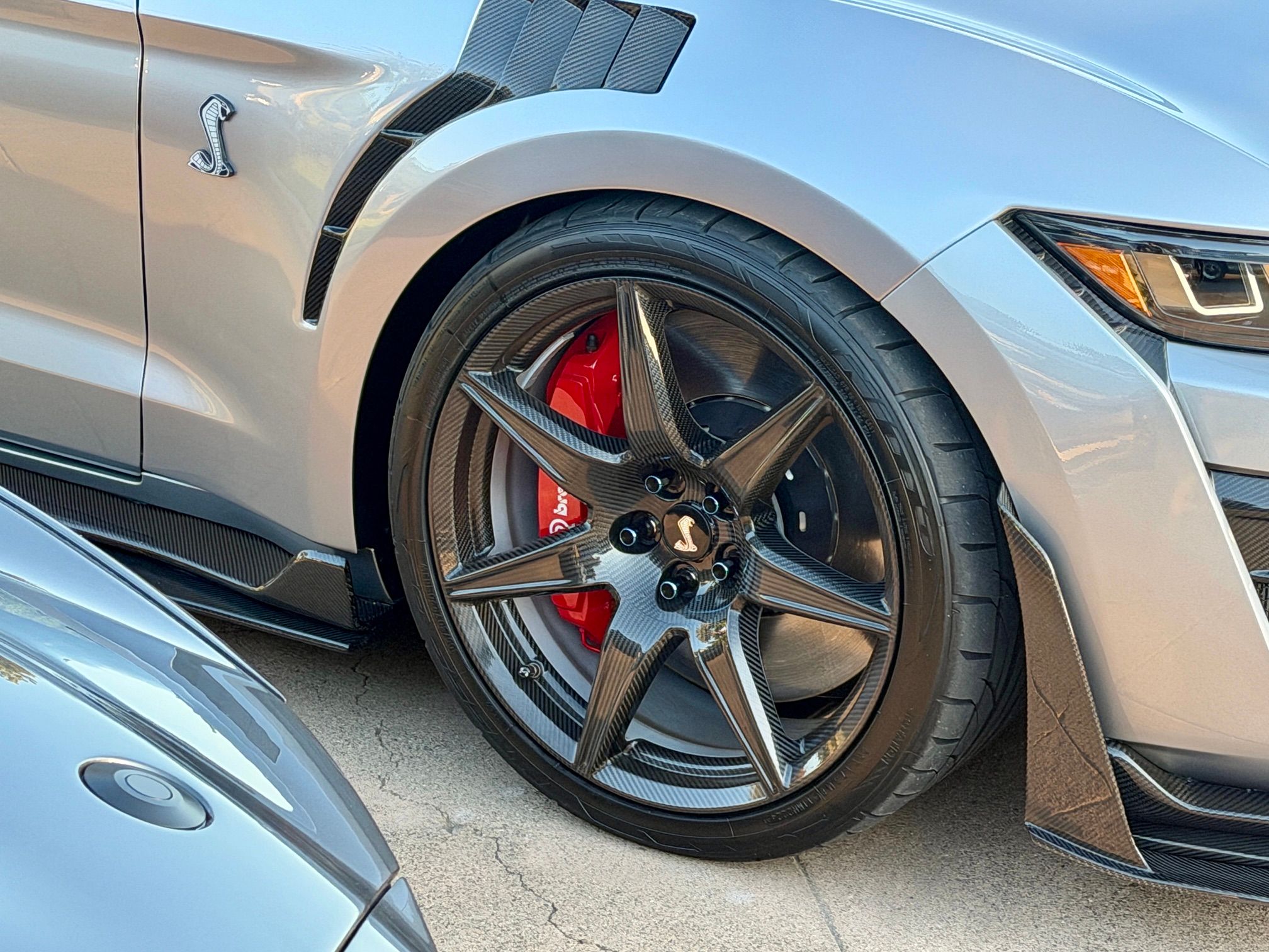 Shelby GT500 & GT350 Black Rotor Hat Cover