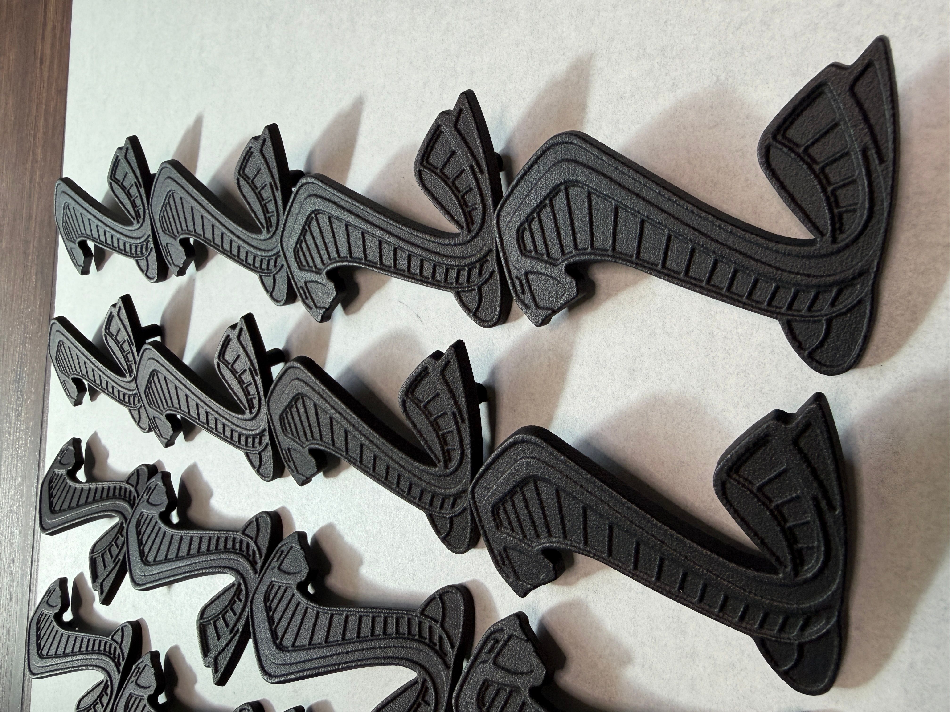 2020 - 2022 Shelby GT500 Fender Emblems - Black