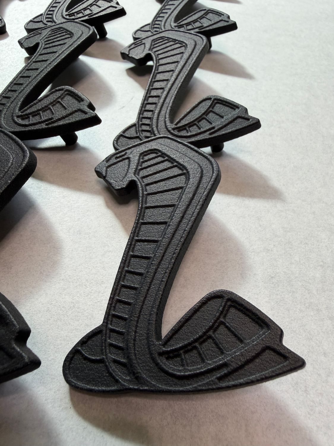 2020 - 2022 Shelby GT500 Fender Emblems - Black