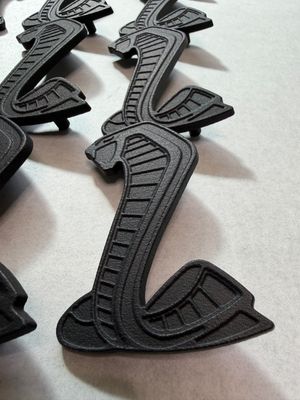 2020 - 2022 Shelby GT500 Fender Emblems - Black 2020 - 2022 Shelby GT500 Fender Emblems - Black