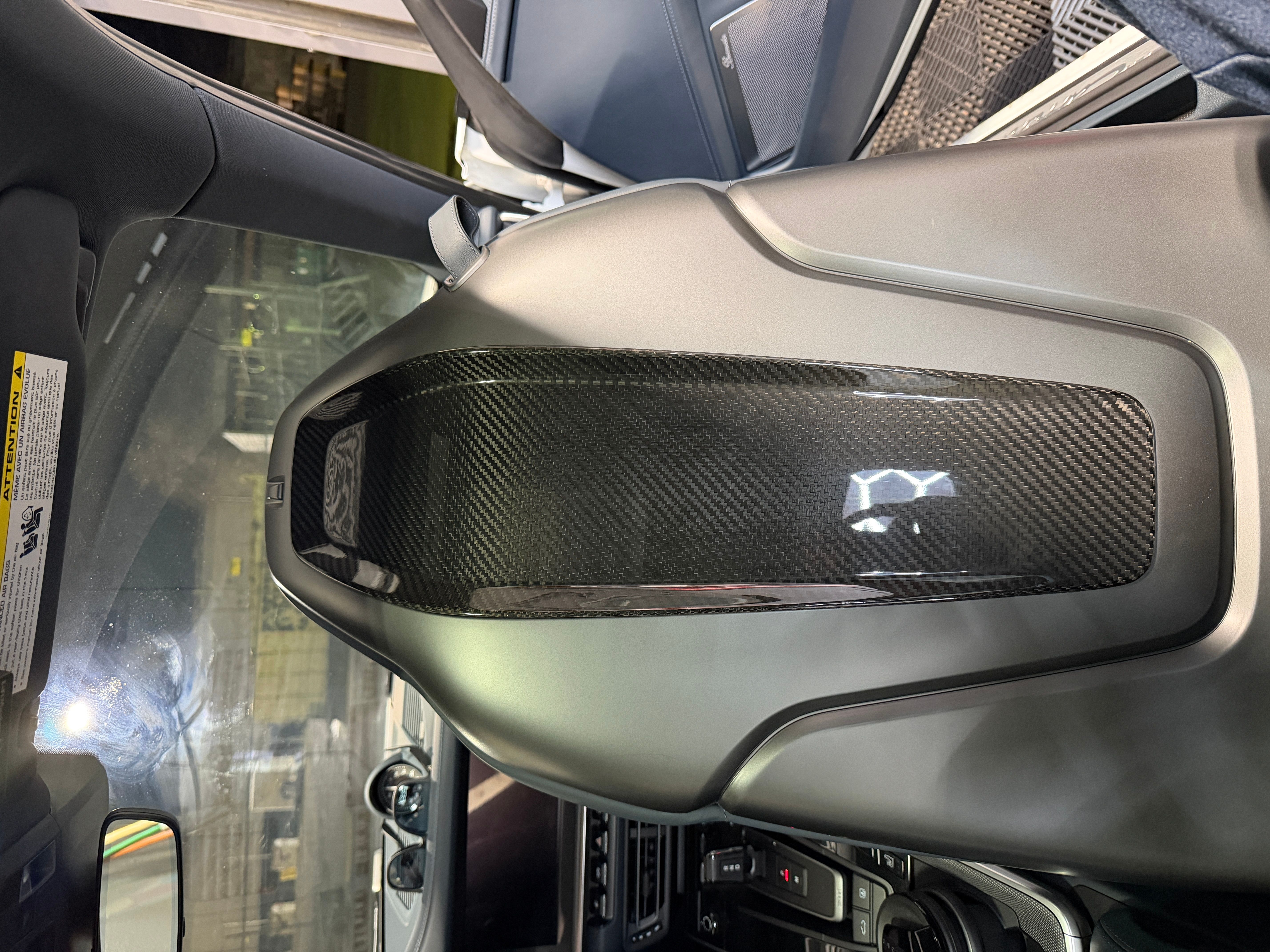 992 Porsche 911 Carbon Fiber Seat Back Panel