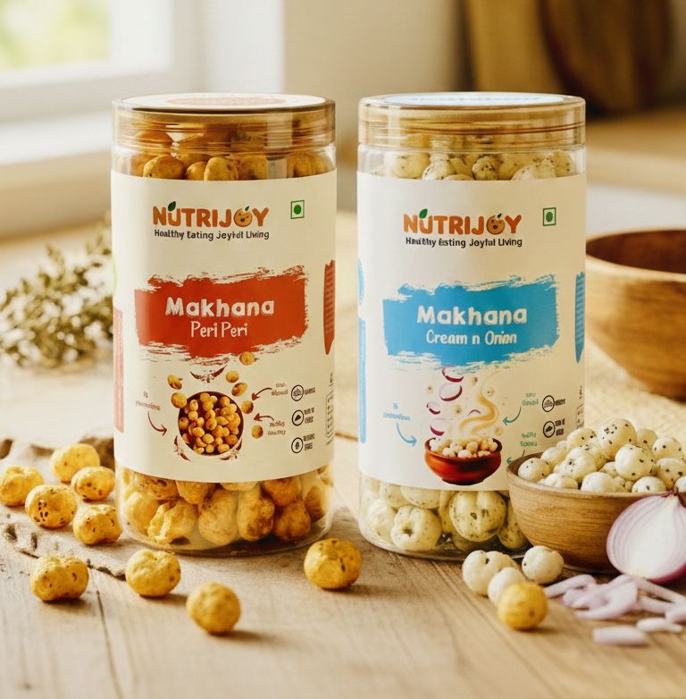 Makhana Combo- Peri Peri &amp; Cream and Onion