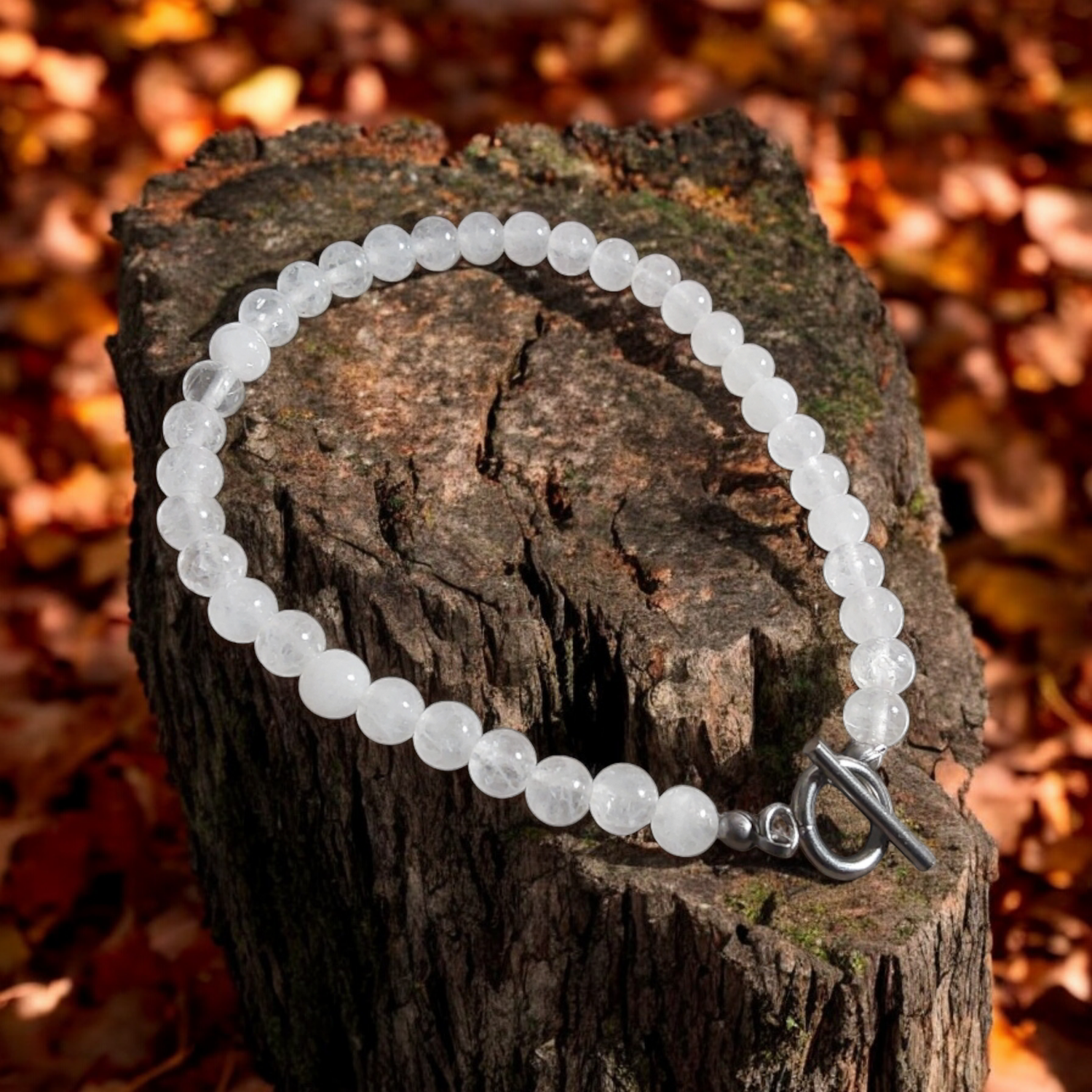 White Jade Ankle Bracelet