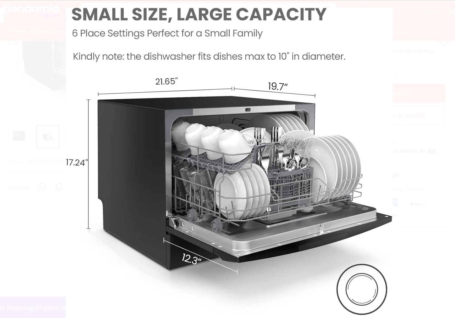 Mini Dishwasher safe time and money