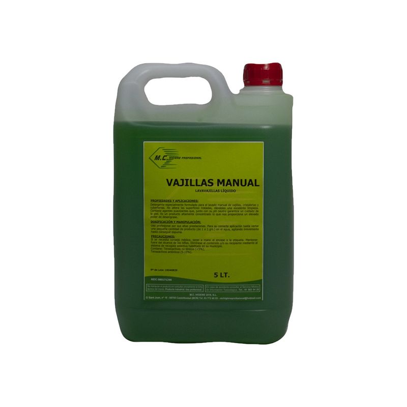 VAJILLAS MANUAL 5L