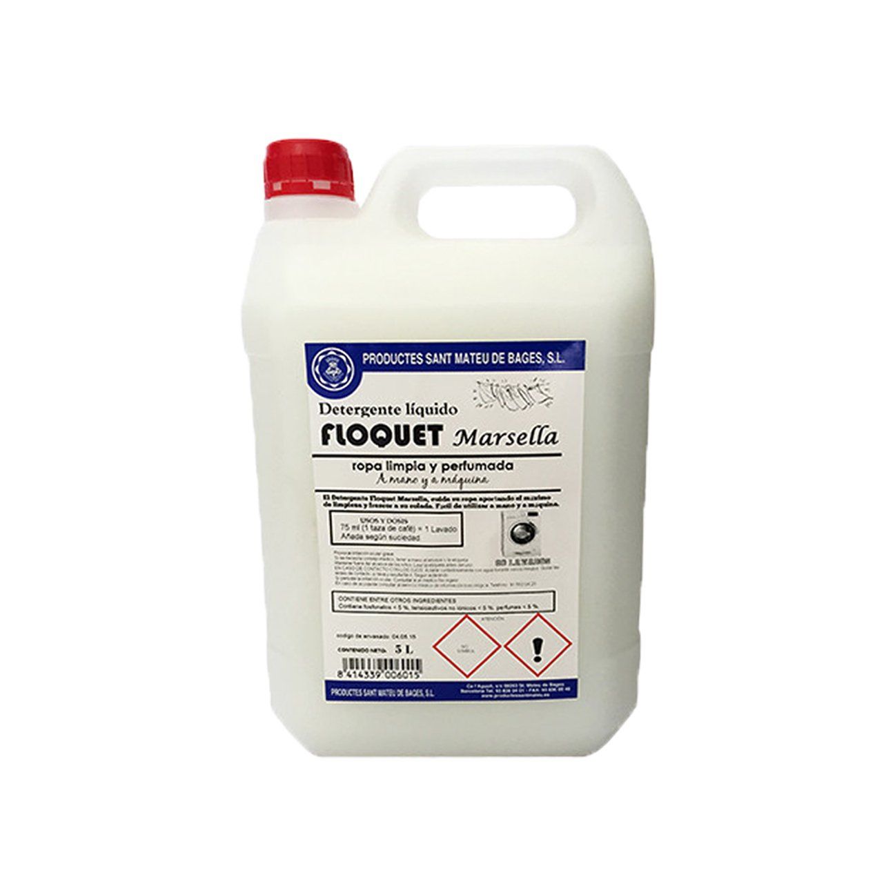 DETERGENTE LIQUIDO MARSELLA 5L