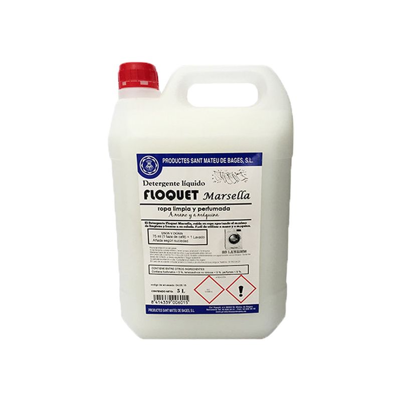 DETERGENTE LIQUIDO MARSELLA 5L