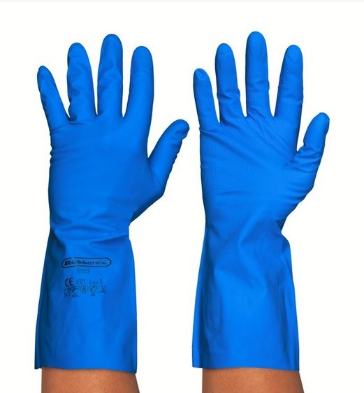 GUANTES NITRILO FOOD BLUE
