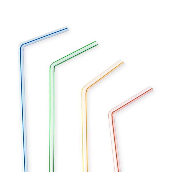 CAÑAS FLEXIBLES DE COLORES