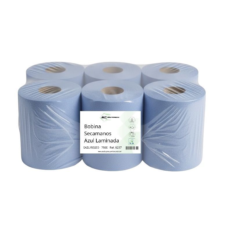 BOBINA SECAMANOS AZUL 150 m