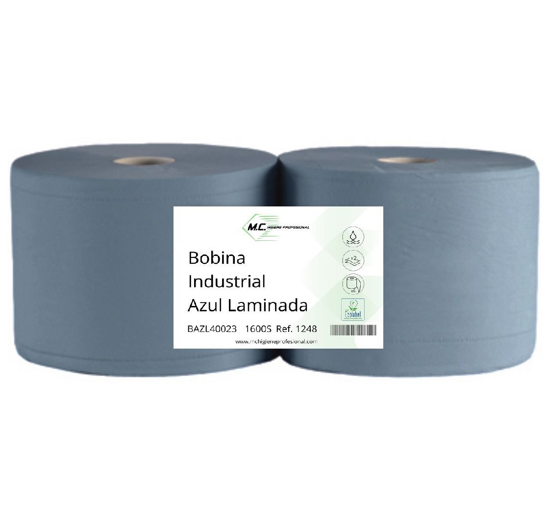 BOBINA INDUSTRIAL LAMINADA AZUL 400 m