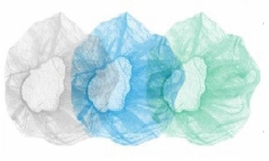 GORRO POLIPROPILENO REDONDO - BLANCO