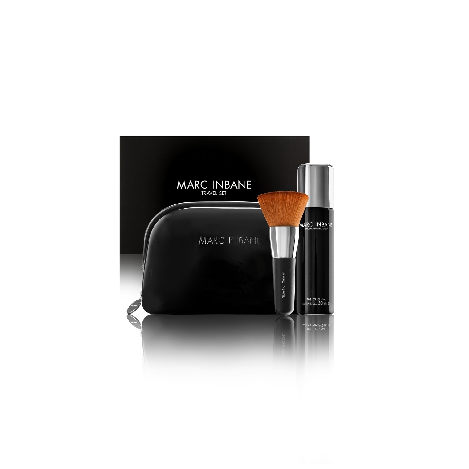 Luxe Travelset Spray, Brush en luxe etui