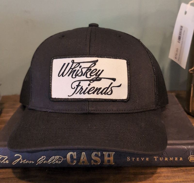 Whiskey Friends hat black