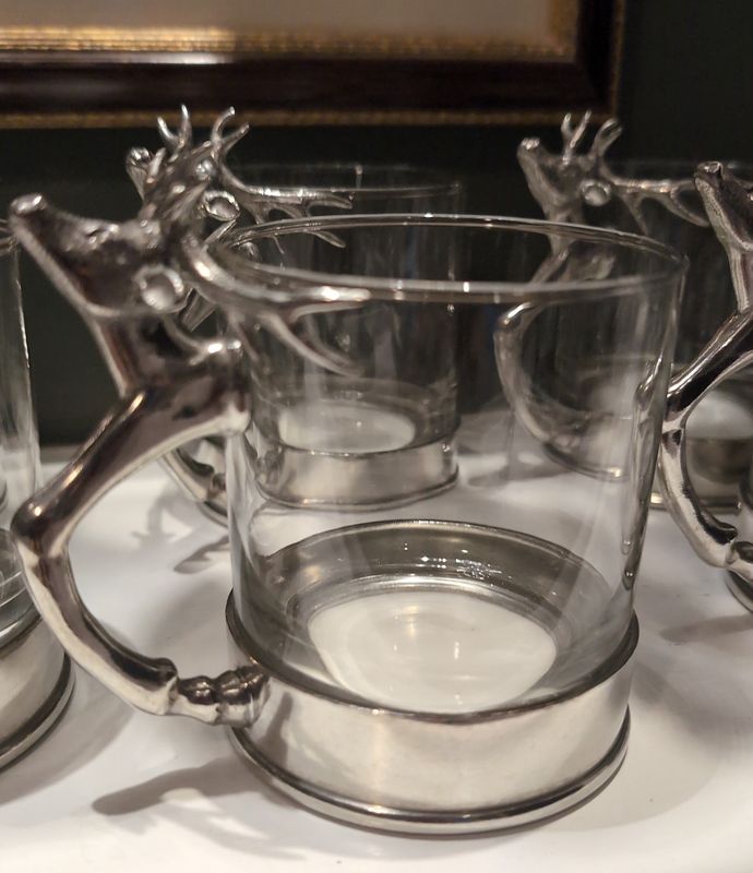 Stag Leg Short Glass