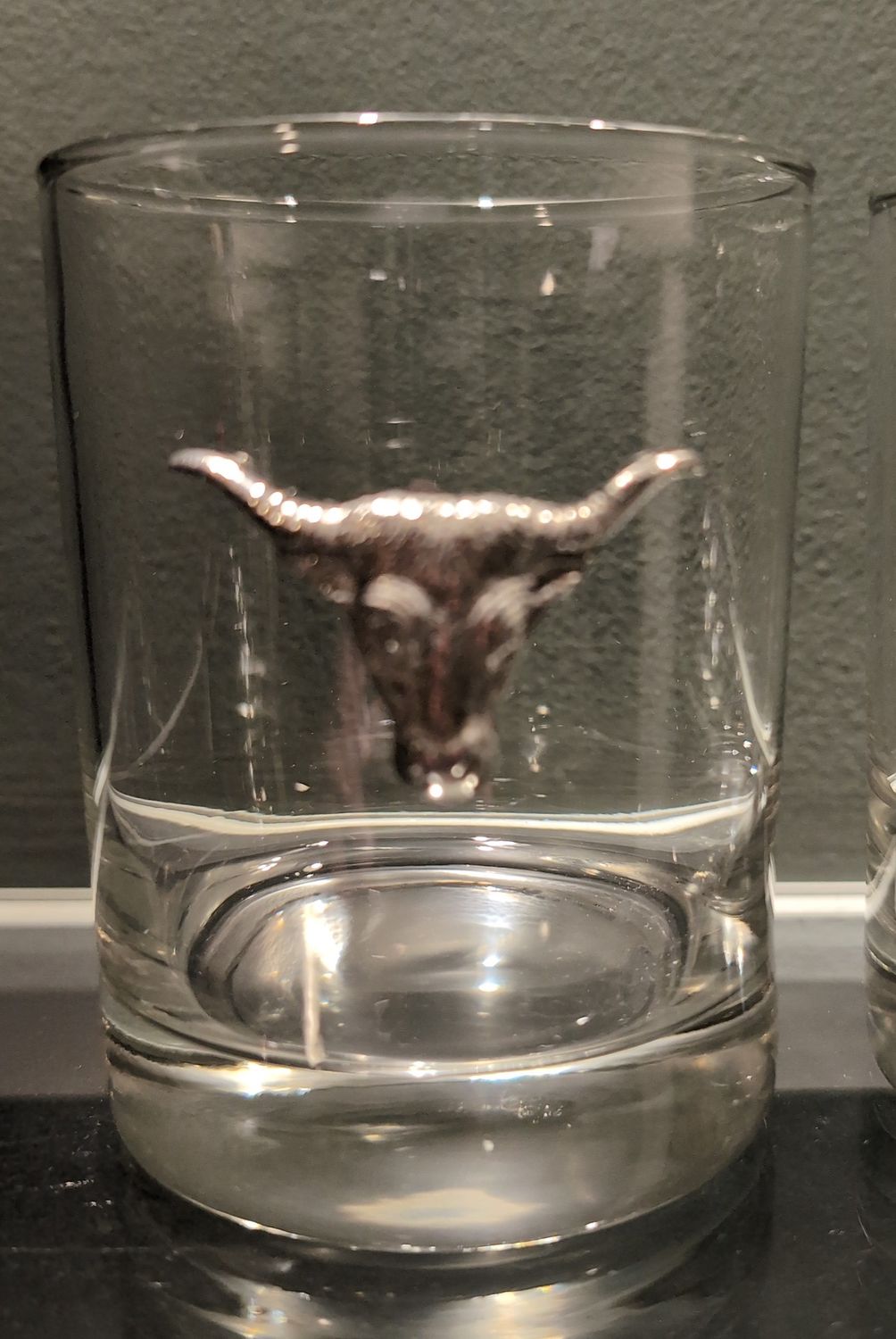 Longhorn double old fashioned bar glass