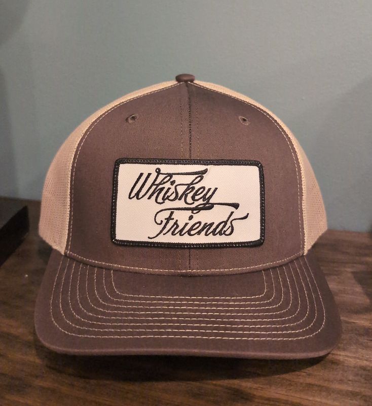 Whiskey Friend hat brown and khaki