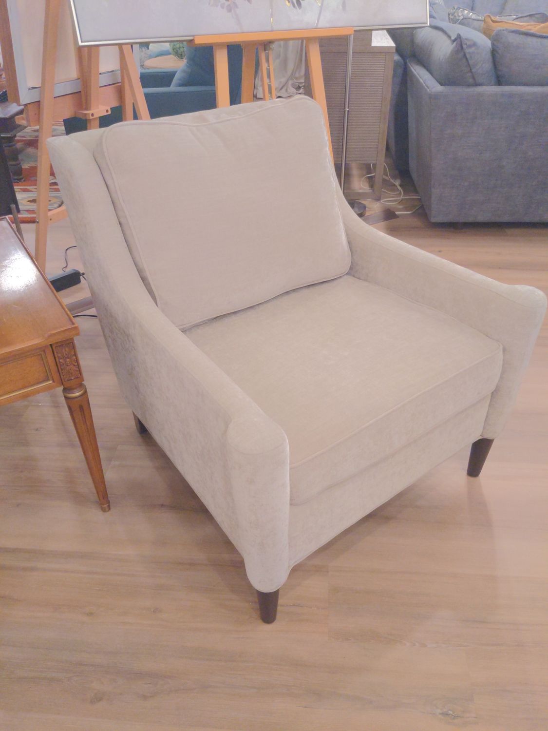 Beige Club Chair