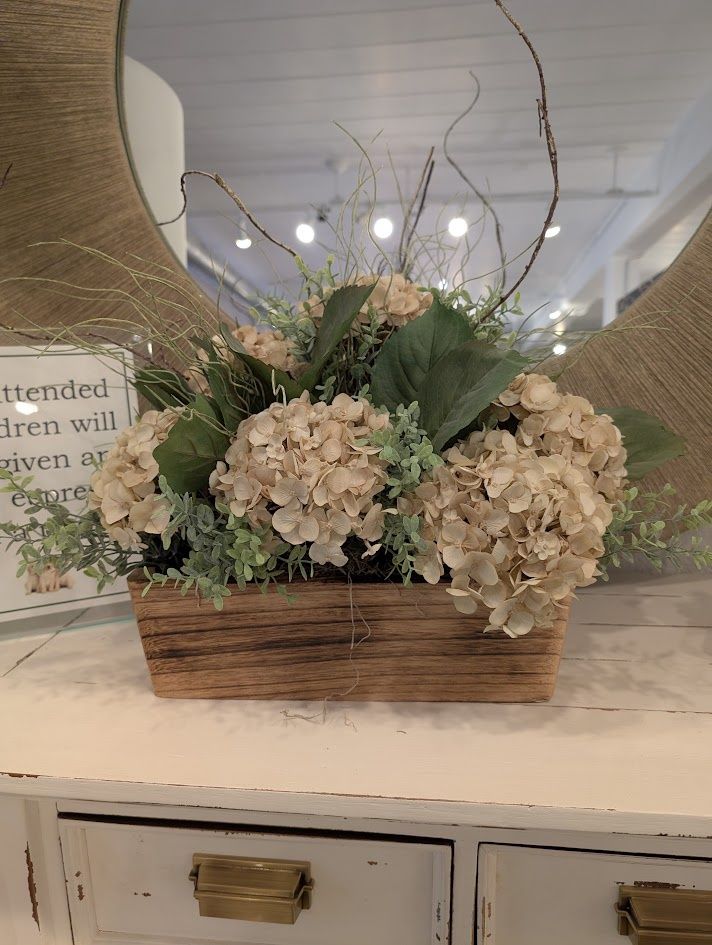 Rustic Hydrangea Arrangement