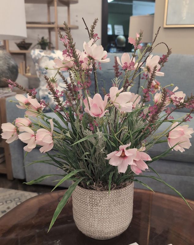 Potted Pink Floral