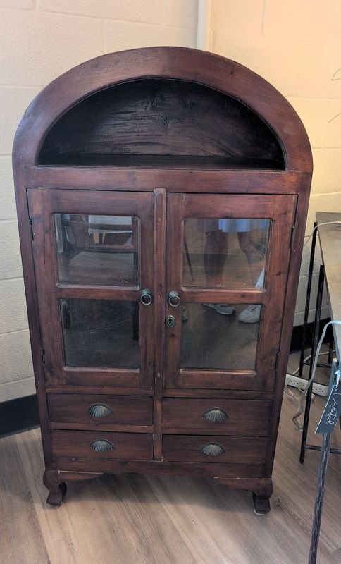 Antique bar cabinet