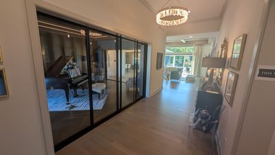 Piano room and entryway