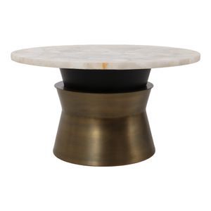 coffee table white gold