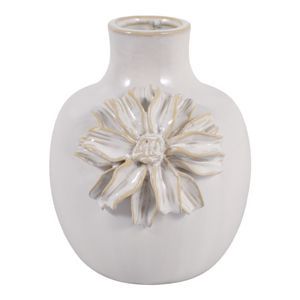 Ivory tall bud vase
