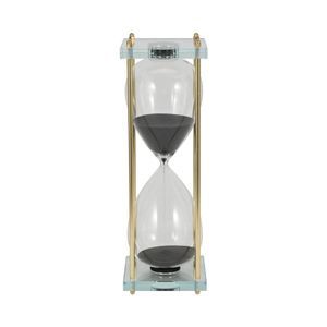 black & gold hourglass