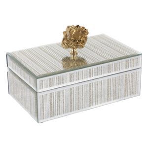 Glass jewelry box