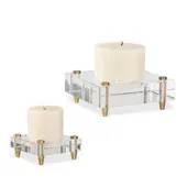 Claire Candleholders S/2
