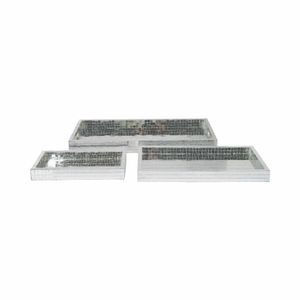 silver mosaic tray M