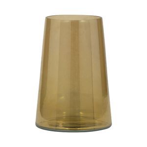Harlangrove Gold Glass Vase, 8"
