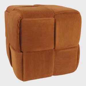 Coreybeach Brown Ottoman