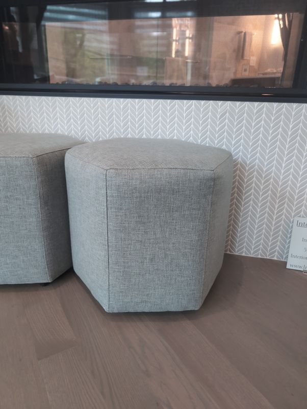 Hexagon ottoman