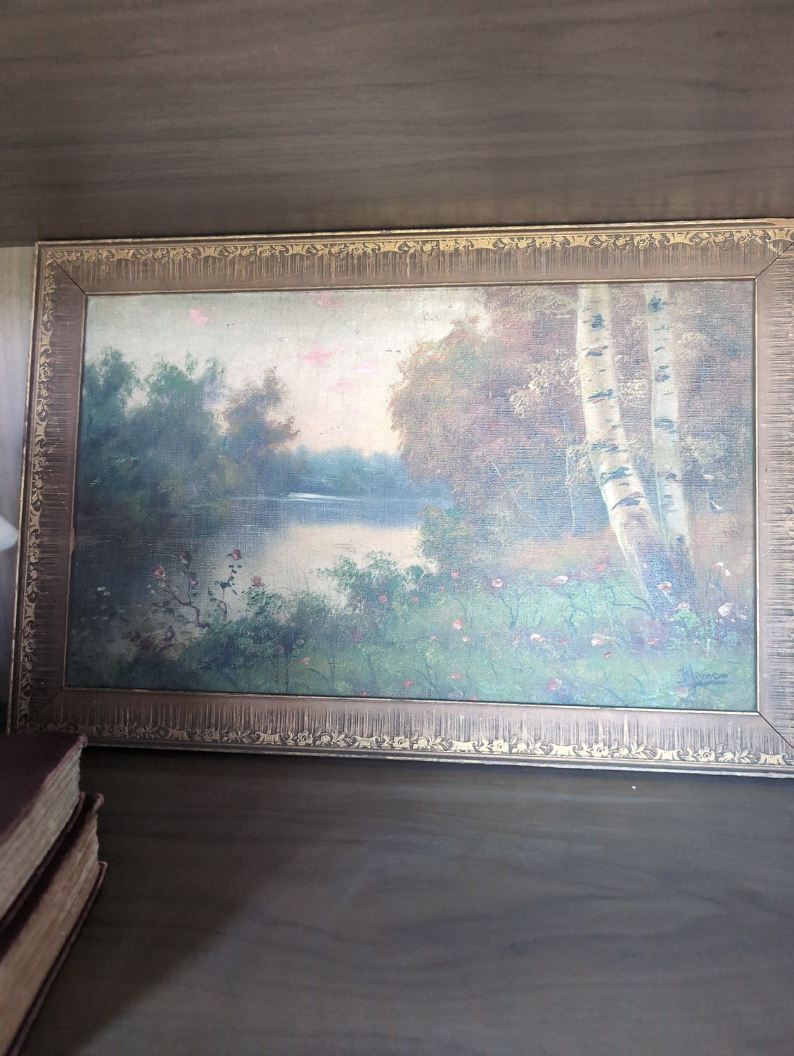Vintage River Landscape