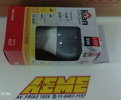 Lampara LED 9w
