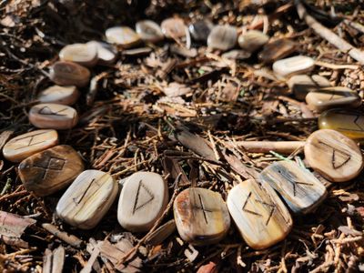 Petrified Wood Runestones