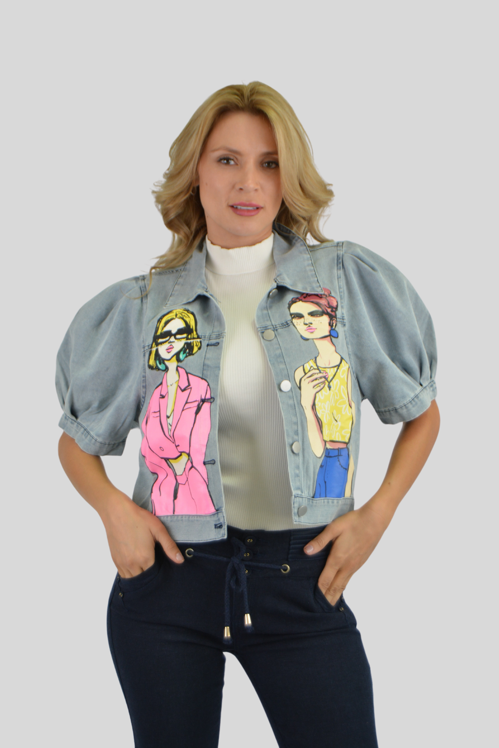 Pop Art Denim Jacket