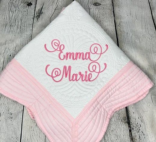 Quilted Baby Blanket_Name Only