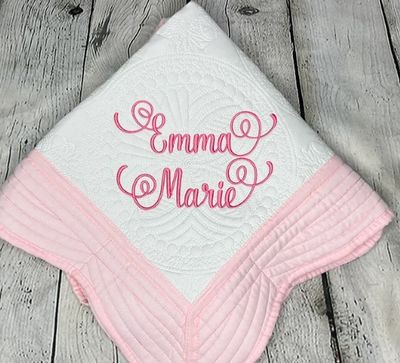 Quilted Baby Blanket_Name Only