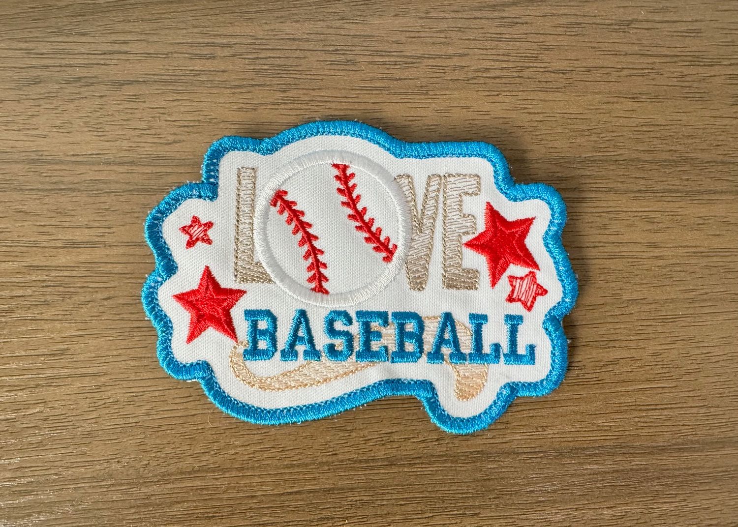 Sport-themed Embroidered Patch– Iron-On Sports Applique