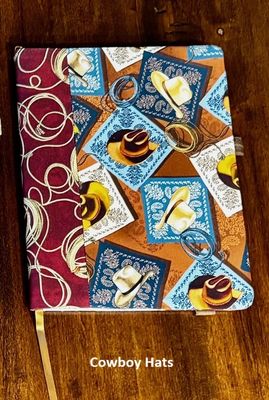 Handmade-Protective Fabric Notebook Sleeve – Reusable Book Cover for School