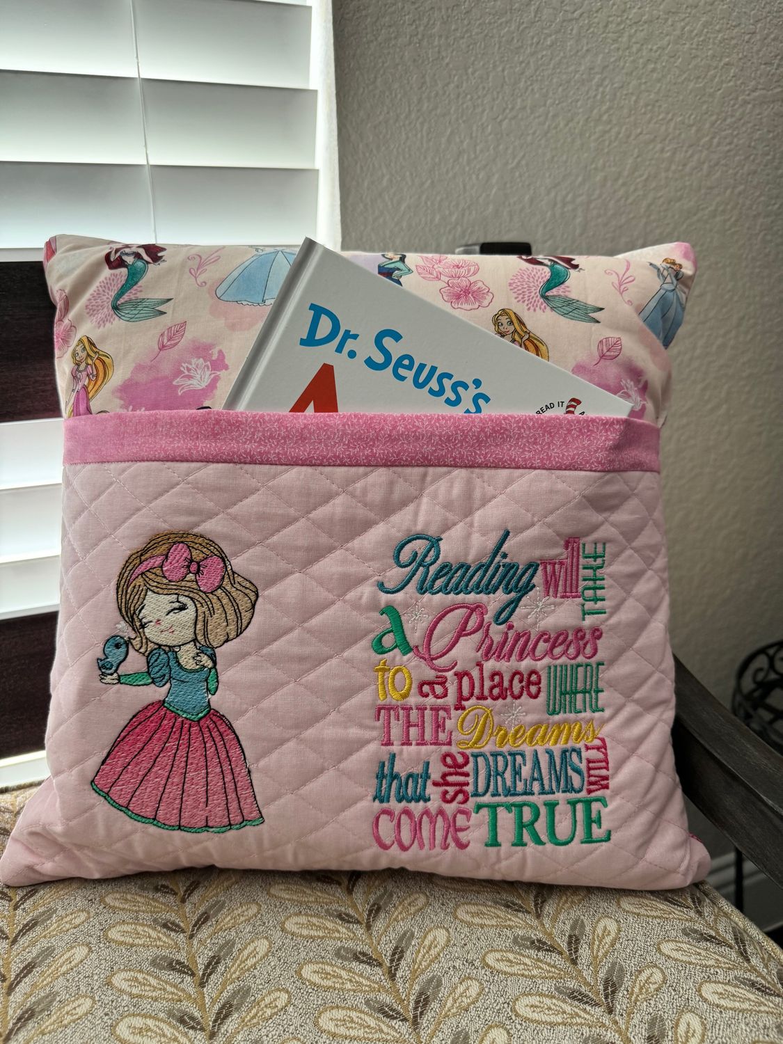 Princess Storytime Reading Pillow