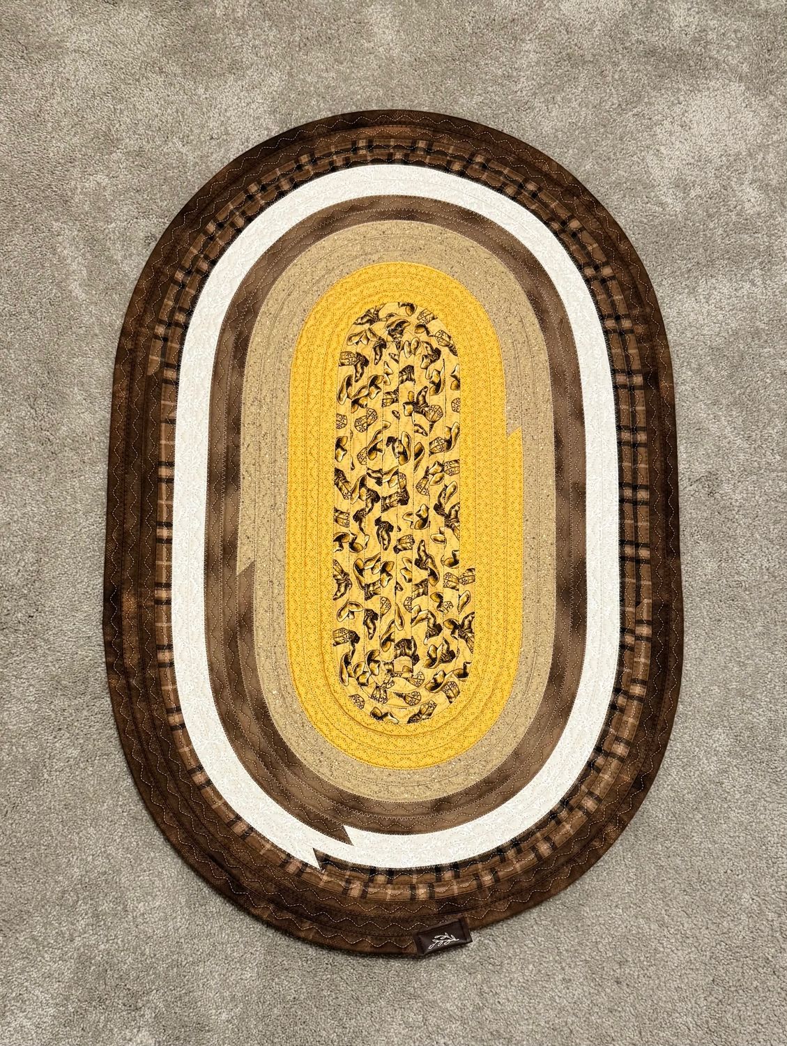 Handmade Cowboy Jelly Roll Rug | Rustic Farmhouse
