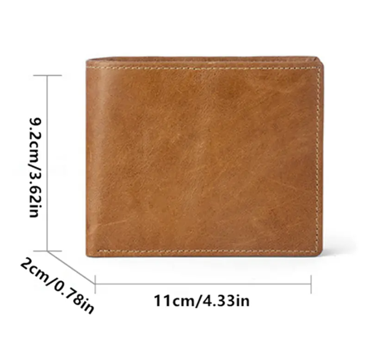 Men&#39;s Vintage Genuine Leather Wallet