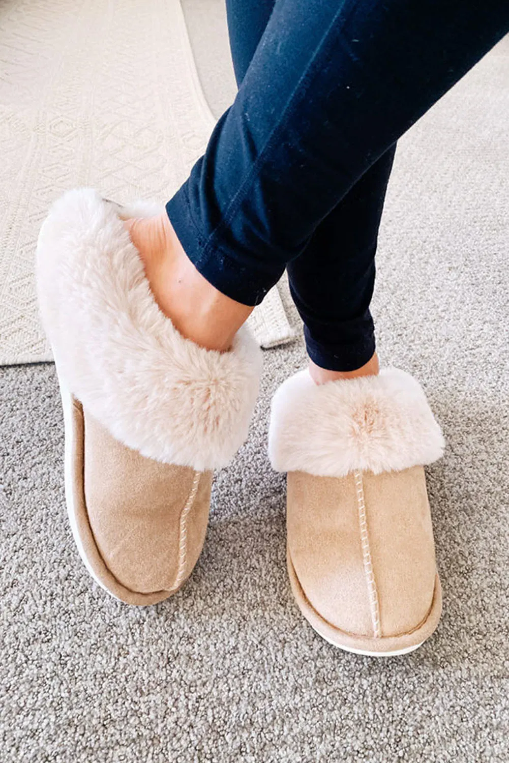 Suede Winter Slippers