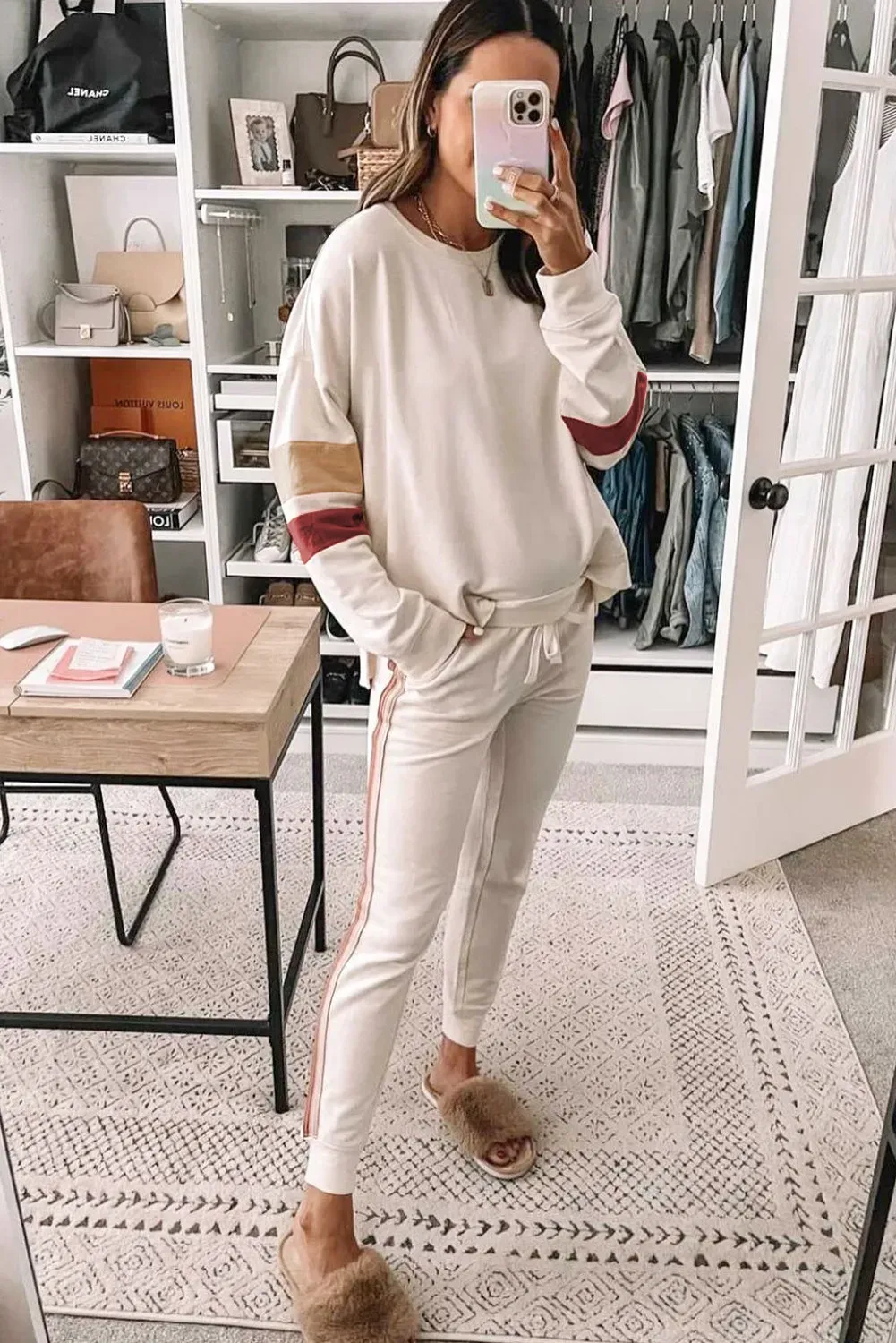 Block Sleeve Lounge Set